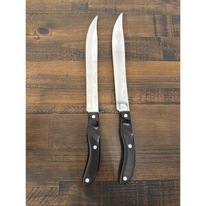 Lot of 2 Wear-Ever Professional 9" Knife Special Stainless USA Serrated Knives
